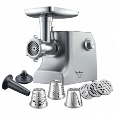 Mașină de tocat carne Moulinex HV10 ME858D32, Argintiu