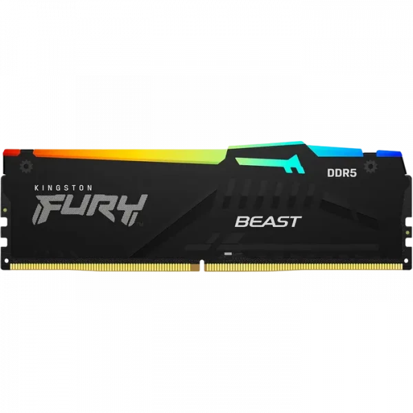 Memorie RAM Kingston FURY Beast RGB, DDR5 SDRAM, 5200 MHz, 32 GB, KF552C40BBA-32