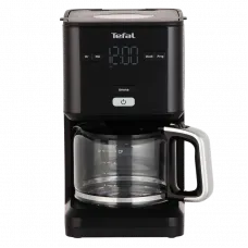 Капельная кофеварка Tefal Smart&Light CM600810, 1000Вт, Чёрный