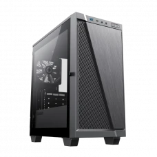 Carcasă PC Gamemax 6611, Midi-Tower, Fără PSU, Negru