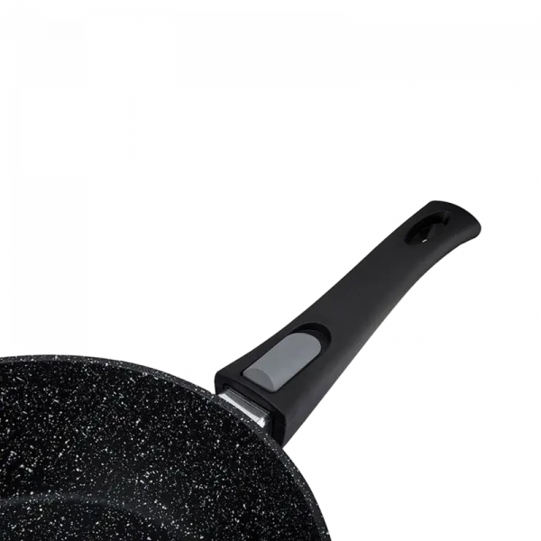 Сковорода глубокая RESTO 93040, 24см, Чёрный