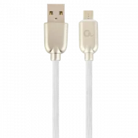 Кабель для зарядки и синхронизации Cablexpert CC-USB2R-AMmBM-2M-W, USB Type-A/micro-USB, 2м, Белый