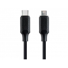 Cablu încărcare și sincronizare Cablexpert CC-USB2-CMMBM-1.5M, USB Type-C/micro-USB, 1,5m, Negru