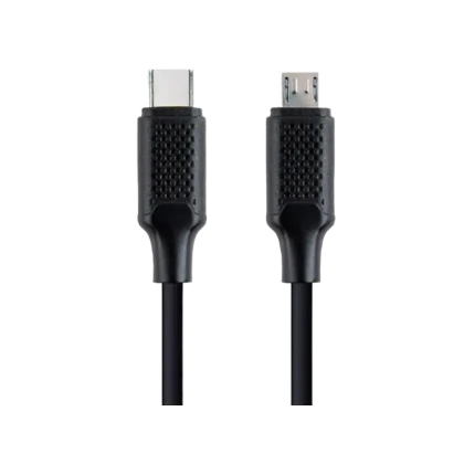 Кабель для зарядки и синхронизации Cablexpert CC-USB2-CMMBM-1.5M, USB Type-C/micro-USB, 1,5м, Чёрный