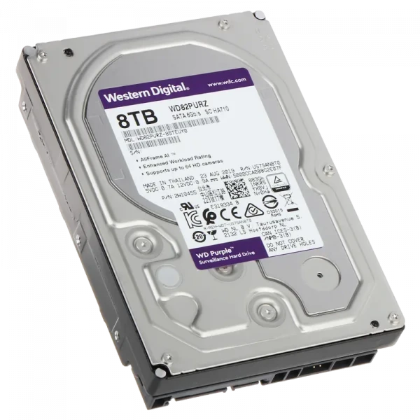 Жесткий диск Western Digital WD Purple, 3.5, 8 TB &lt,WD82PURZ&gt,