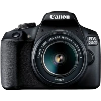 Aparat foto DSLR Canon EOS 2000D & EF-S 18-55mm f/3.5-5.6 IS II KIT