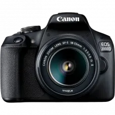 Aparat foto DSLR Canon EOS 2000D & EF-S 18-55mm f/3.5-5.6 IS II KIT