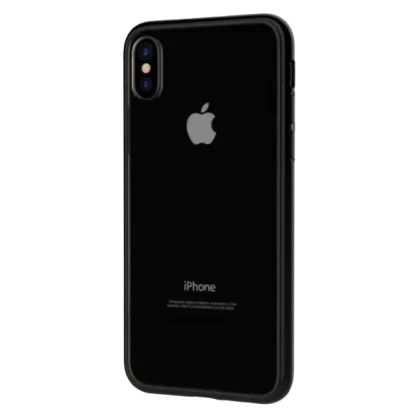 Husă Devia Mirror - iPhone XS/X, Negru