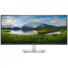34 Monitor DELL P3424WE, IPS 3440x1440 WQHD, Negru | Argintiu