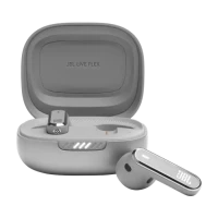 Căști JBL LIVE Flex, Argintiu
