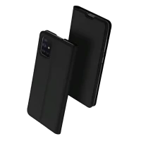 Husă tip carte Xcover Galaxy A22 4G - Soft Book View Series, Negru