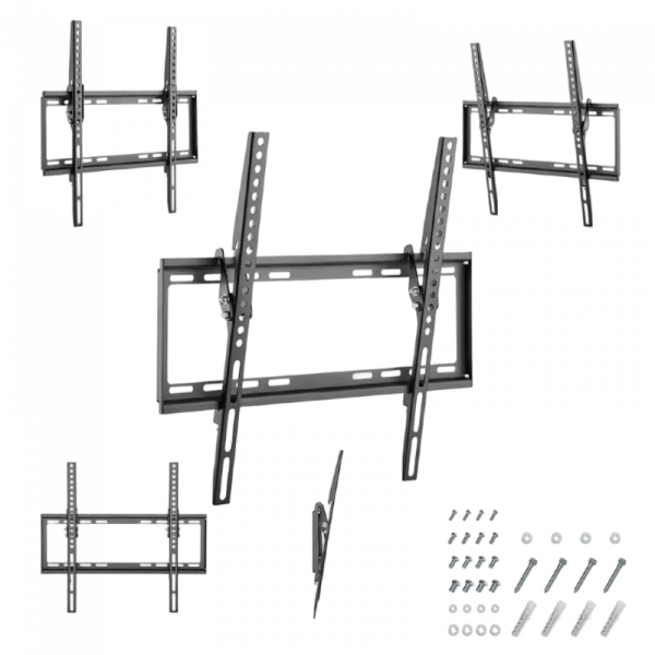 Настенное крепление для телевизора Gembird WM-55T-03, Чёрный