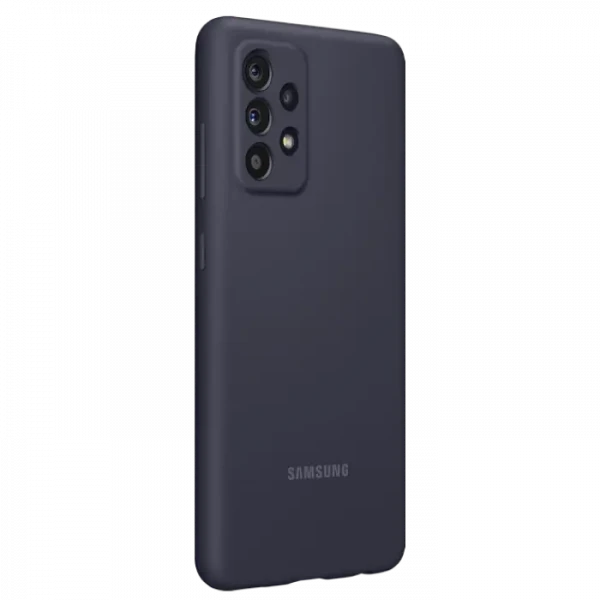 Чехол Samsung Silicone Cover Galaxy A52, Чёрный
