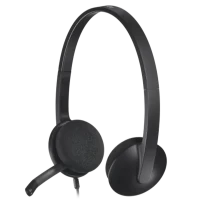 Căști Logitech H340, Negru