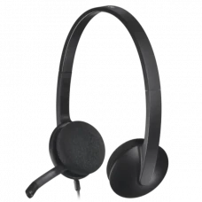 Căști Logitech H340, Negru