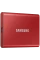 SSD portabil extern Samsung Portable SSD T7, 1 TB, Roșu (MU-PC1T0R/WW)