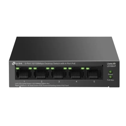 PoE коммутатор TP-LINK LS105LP, 4x IEEE 802.3af
