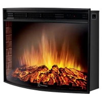 Электрический камин Electrolux EFP/P-2720RLS, 2000Вт, Чёрный