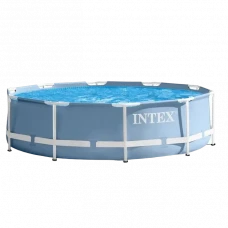Piscină cu cadru metalic Intex Metal Frame, 6503L, Gri, 26710
