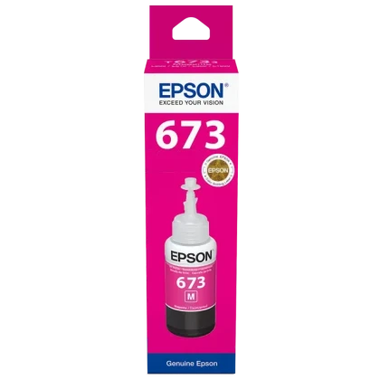 Контейнер с чернилами Epson T673, 70мл, Пурпурный
