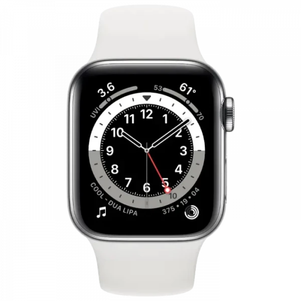 Умные часы Apple Watch Series 6 GPS MG283, 40мм, Серебристый