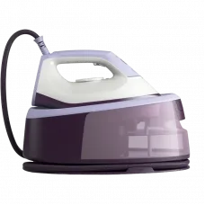 Fier de călcat cu generator de abur Philips PSG3000/30, 2400W, Alb | Violet