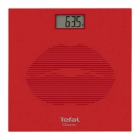 Cântar de podea Tefal CLASSIC, Roșu