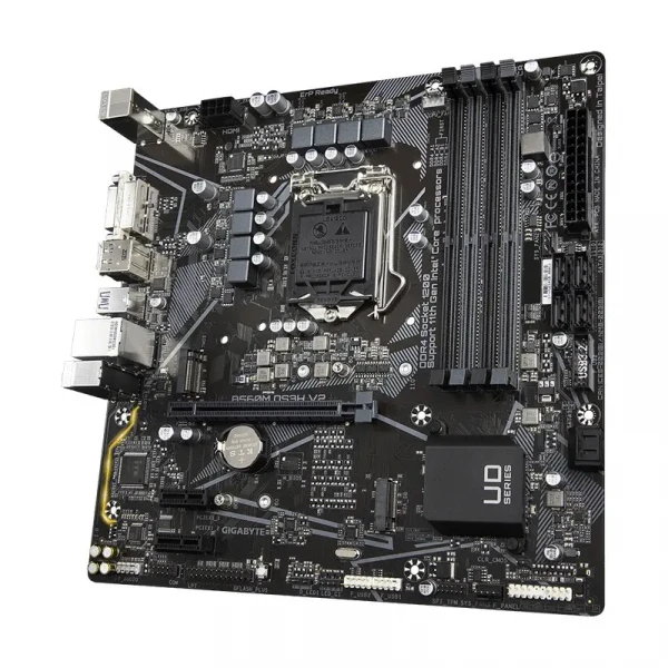 Материнская плата Gigabyte B560M DS3H V2, LGA1200, Intel B560, Micro-ATX