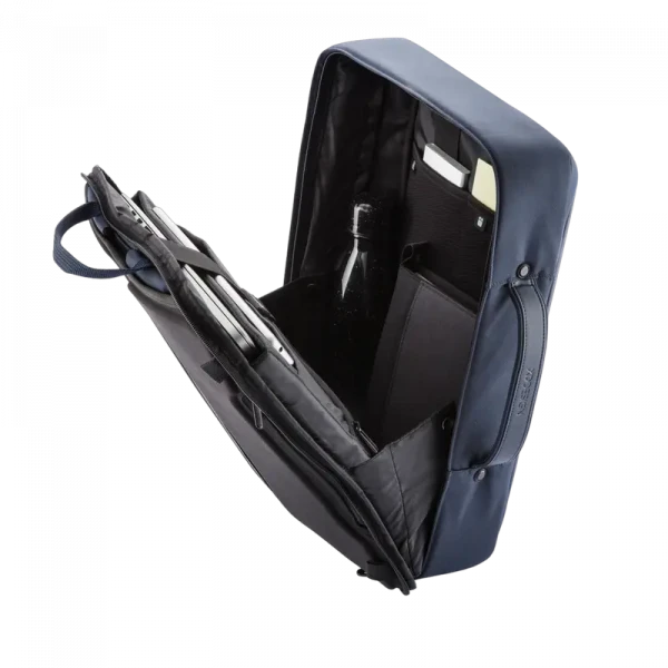 Rucsac pentru Laptop Bobby Bizz, Piele artificială, Albastru închis