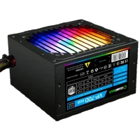 Блок питания для компьютеров Gamemax VP-700-RGB, 700Вт, ATX, Немодульный