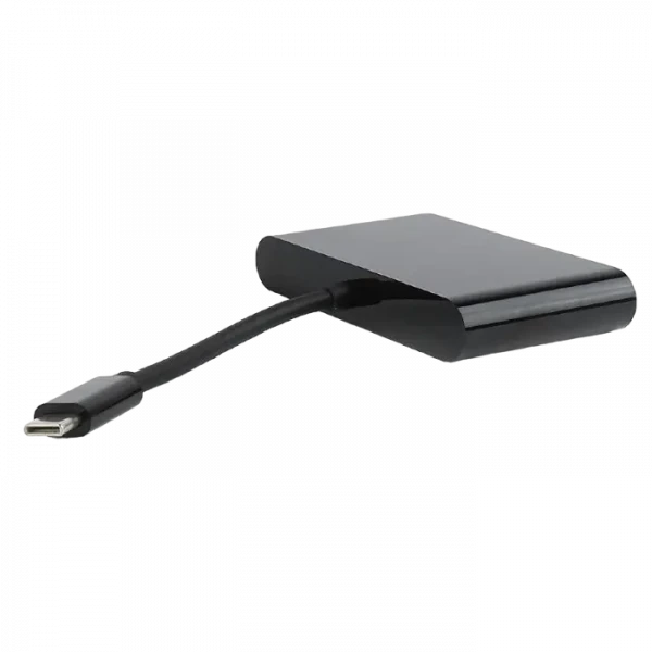 Adaptor Video Cablexpert A-CM-VGA3in1-01, Type-C - , 0,15m, Negru