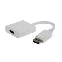 Adaptor Video Cablexpert A-DPM-HDMIF-002-W, DisplayPort (M) - HDMI (F), 0,1 m, Alb