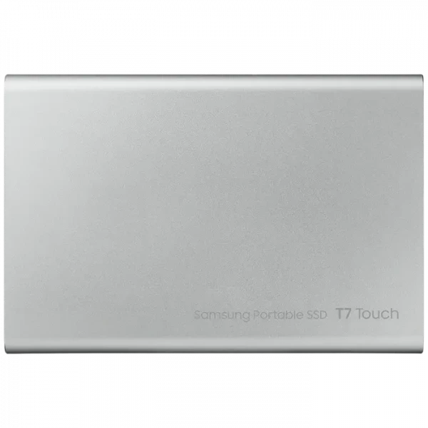 Внешний портативный SSD накопитель Samsung Portable SSD T7 Touch, 2 TB, Серебристый (MU-PC2T0S/WW)