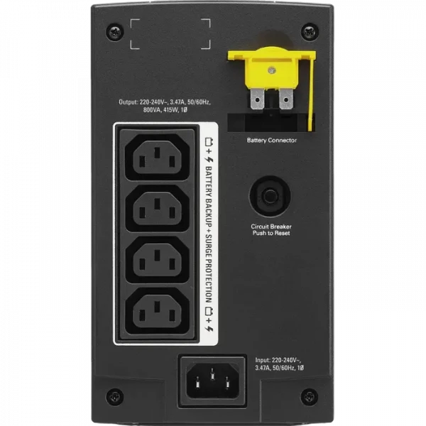 Источник бесперебойного питания APC Back-UPS BX800LI, Линейно-интерактивный, 800VA, Башня