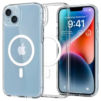 Husă Spigen iPhone 14, Ultra Hybrid Mag Magsafe, Alb