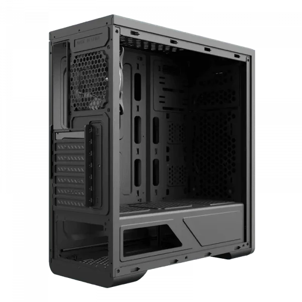 Компьютерный корпус Gamemax Shine, Midi-Tower, Без блока питания, Чёрный