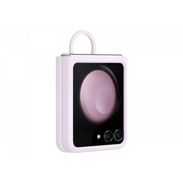 Husă Samsung Silicone Case with Ring Flip 5, Lavanda