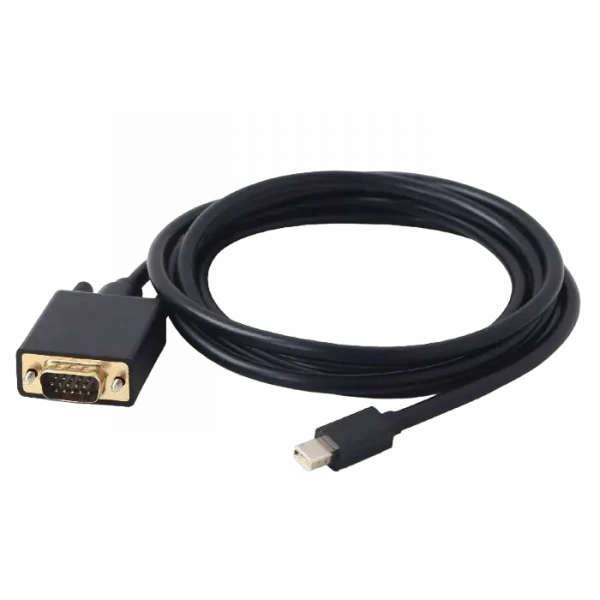 Cablu Video Cablexpert CC-mDPM-VGAM-6, MiniDP (M) - VGA D-Sub (M), 1,8m, Negru
