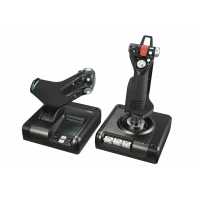 Joystick pentru jocuri Logitech G X52 Pro HOTAS, Negru