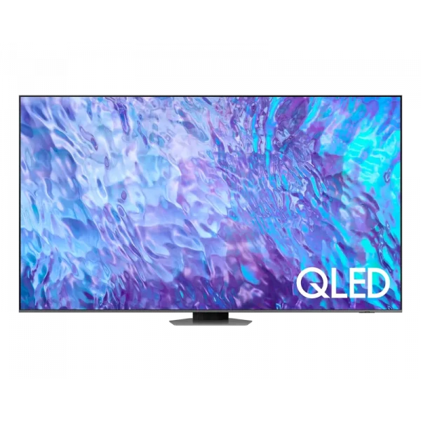 75 QLED SMART Телевизор Samsung QE75Q80CAUXUA, 3840x2160 4K UHD, Tizen, Чёрный