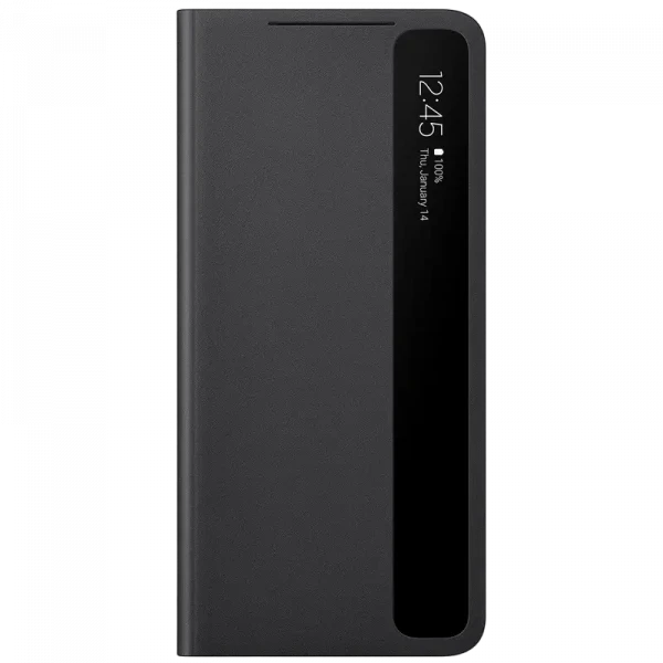 Чехол Samsung Smart Clear View Cover for Galaxy S21 Ultra, Чёрный