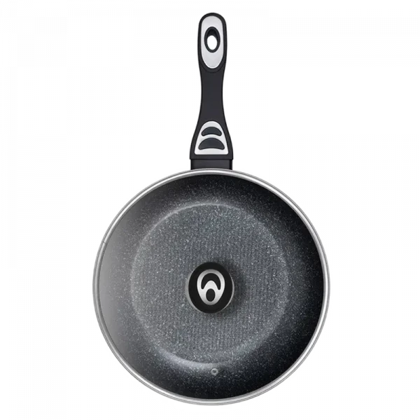 Tigaie RESTO 93154, 28cm, Negru