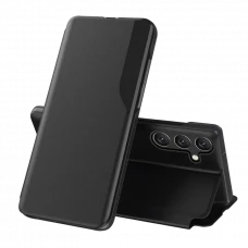 Husă tip carte Xcover Samsung Galaxy A35 Soft Book View Series, Negru