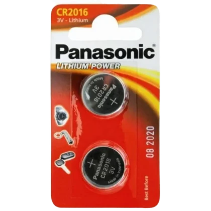 Дисковые батарейки Panasonic CR-2016EL, CR2016, 2шт.