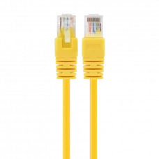 Патч-корд Cablexpert PP12-1.5M/Y, CAT5e UTP, 1,5м, Жёлтый