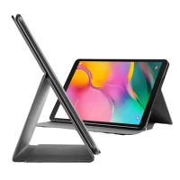 Husă pentru tabletă Cellularline Folio - Galaxy Tab A 10.1 (2019), Piele artificială, Negru