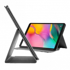 Husă pentru tabletă Cellularline Folio - Galaxy Tab A 10.1 (2019), Piele artificială, Negru