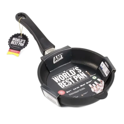 Сковорода AMT Gastroguss AMTI-520-E, 1л, 20см, Чёрный