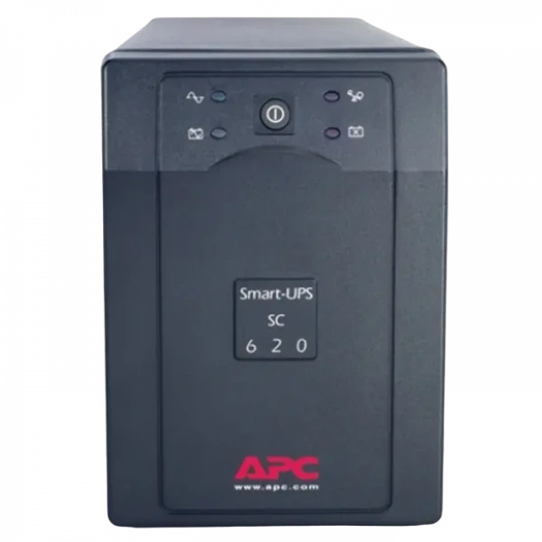Источник бесперебойного питания APC Smart-UPS SC620I, Линейно-интерактивный, 620VA, Башня