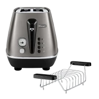 Тостер DeLonghi CTIN2103.TB, Titanium Black